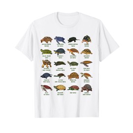 Tortoises and Turtles - Types of Turtles T-Shirt