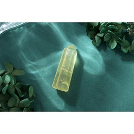 XIANNVXI 2" Citrine Crystal Wand Healing Crystals Wand Tower Natural Gemstone Stone Hexagonal Point Wand for Reiki Meditation Therapy Energy Direction