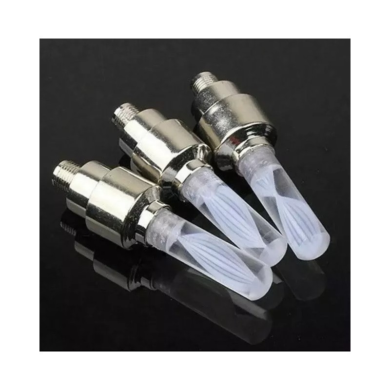 ld-wht LED Stick Lights 2X White Tire Wheels Valve Stem