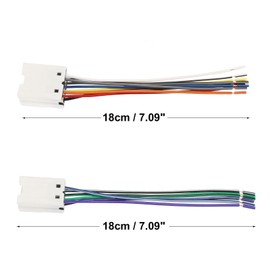70-7550 Car Stereo Radio CD Player Wiring Harness Wire Adapter Install Plug for 1995-UP Infiniti/Nissan Altima Frontier Maxima Murano Pathfinder Titan Xterra Sentra