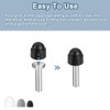 sourcing map Nut Protection Cap, 20Pcs M8x13x15mm - Plastic Hexagonal
