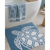 DEXI Bathroom Rugs Sea Turtle Animal Bath Mat, Non Slip