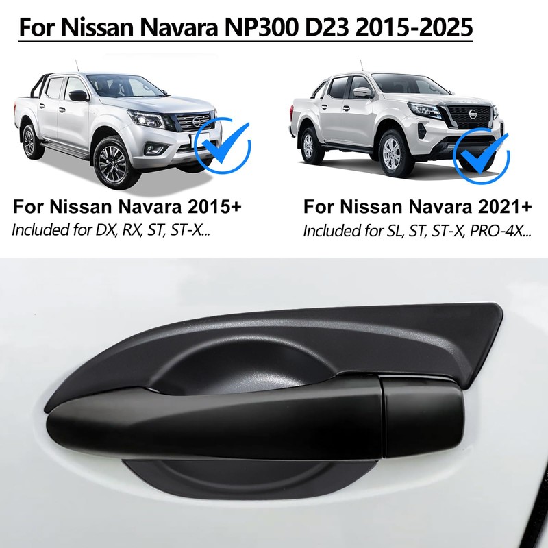 SUERAUTO4X4 for Nissan Navara NP300 D23 Accessories 2015-2025 Car Door