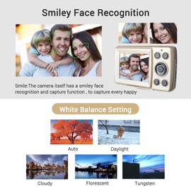 2.4in Digital Camera 1080P Video 16MP Photos 16X Digital Zoom Digital Camcorder
