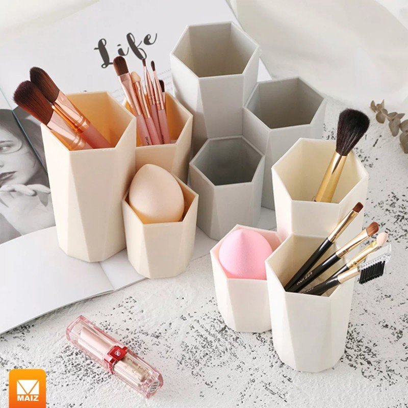 Maquillaje Organizador Porta Brochas Maquillaje Cosmeticos Tocador