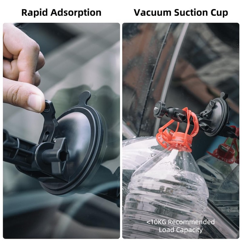 SUREWO Pocket 3 Suction Cup Mount, Car Mount Windshield Window