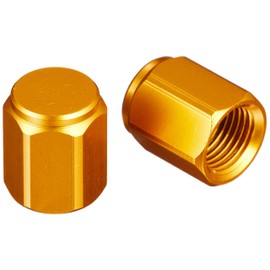 POSH Aluminum Colored Air Valve Cap, golden