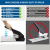 ZFYOUNG Labor-Saving Heavy Duty Stapler,240 Sheets High Capacity, Large Office