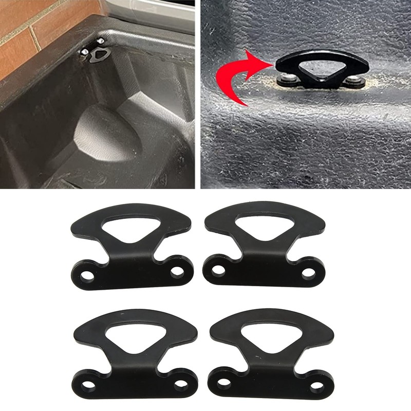 4pcs Truck Bed Tie Down Hook Inner Bed Tie Downs