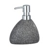 WENKO Soap Dispenser, Ceramic, Grey, 11,5 x 14,5 x 9