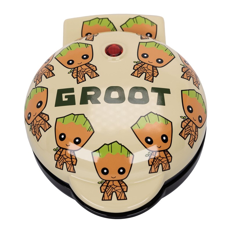 Uncanny Brands Groot Mini Waffle Maker - Cook With Your