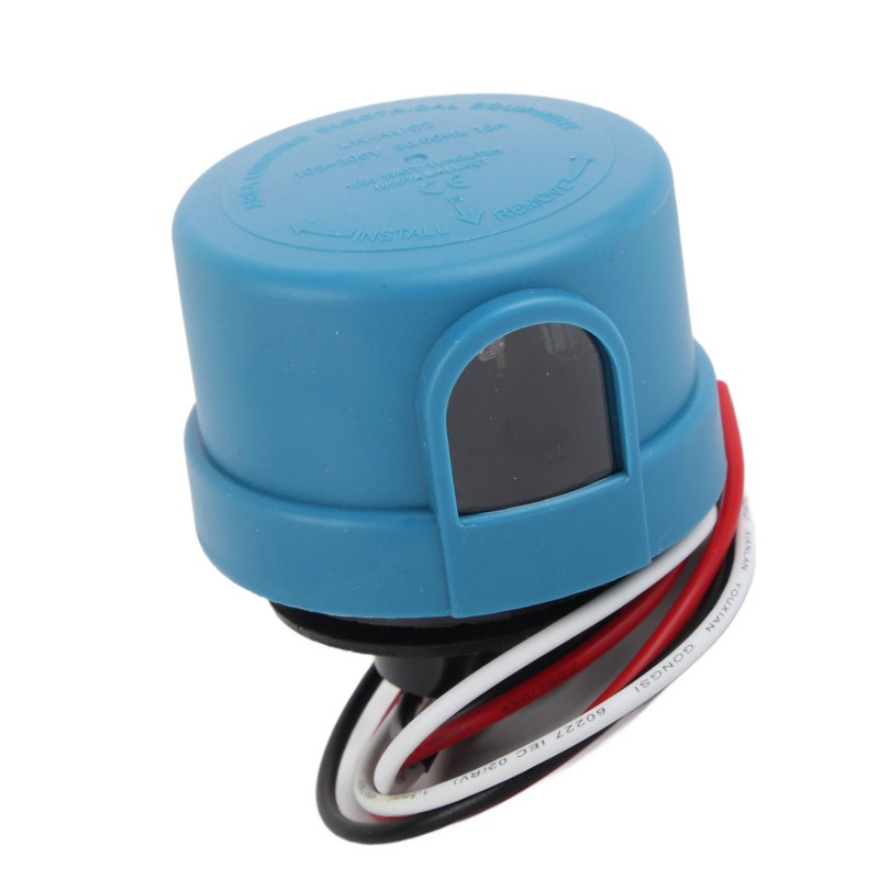 Photocell Sensor Auto Photoelectric Switch Light Controller Waterproof 105‑305V 10A