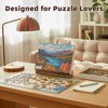 Jigsaw Puzzle Box Stand - Wooden Puzzle Box Lid Holder