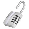 ZHEGE Locker Padlocks with Code, 4 Digit Combination Padlock for