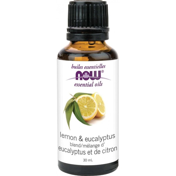 NOW Foods Lemon & Eucalyptus Oil, 30 mL