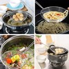 Stainless Steel Slotted Spoon, Spider Web Ladle Stainless Steel Strainer