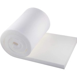 Quest-Mart White High Density Foam – Custom Cut Seat Cushion for Chairs, Sofas, Garden Benches – Durable Upholstery Foam Sheet for Office, Car, Wheelchair & Outdoor Furniture (12"X12"x1 Inches)