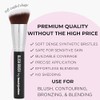 Kabuki Makeup Brush Set with Free Travel Brush Holder Includes