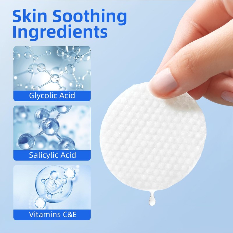 Glycolic Acid Pads, 10% Ultra Pure Glycolic Acid & 2%