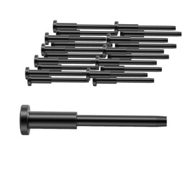 SOTTORICH 20 Pack 1/8" Black Stainless Steel Invisible Receiver and Swage Stud End for Cable Railing, Deck Stair Threaded End Fitting for Wood & Metal Post, Black Cable Railing Hardware