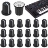 Capiant 20 PCS D Type Potentiometer Knobs, Plastic Volume Tone