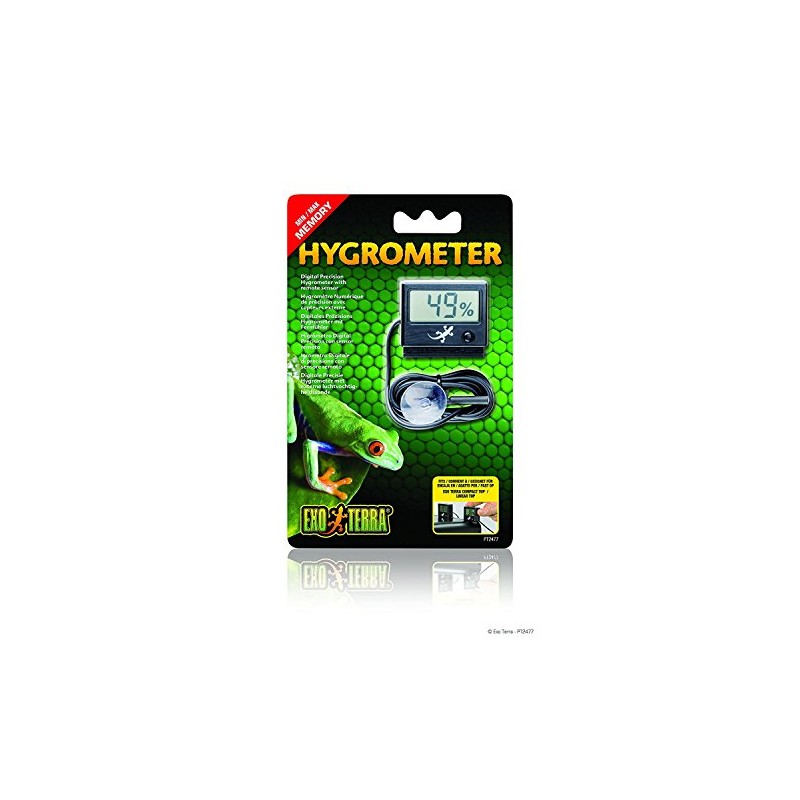 Exo Terra Digital Hygrometer with Probe