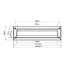 QCAA Solid Brass Mail Slot, with Solid Brass Interior Back