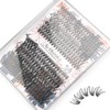 Acthinka DIY Eyelash Extension, 280 Pcs D Curl Cluster Lashes,