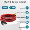 MOOKEERF Solar to XT60 Charge Extension Cable 12AWG 10FT XT60