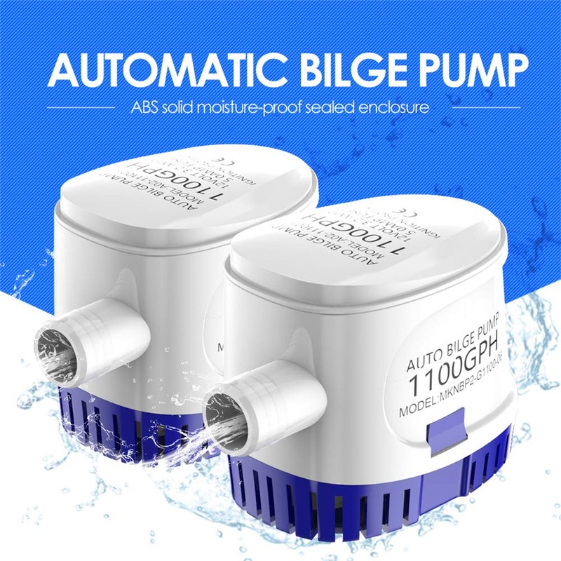 creatorele Submersible Marine Auto Boat Bilge Pump 1100GPH Electric Boat