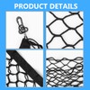 SHENKENUO Envelope Style Trunk Cargo Net Storage Organizer Bag +Hook