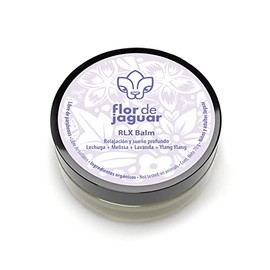FLOR DE JAGUAR | RLX Balm 70g | Bálsamo en crema que ayuda a combatir el insomnio y disminuir el estrés | Relajación y sueño profundo | Contiene lavan