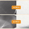 3PCS Stainless Steel Flour Sieve, 10/15/20 cm 40/60 mesh Fine
