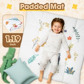 Teepee Tent for Kids, Kids Tent Indoor with Colorful Flags, Kid Play Tents Featuring Thickened Mat and Dream Catcher, Foldable Toddler Tents for Girls & Boys