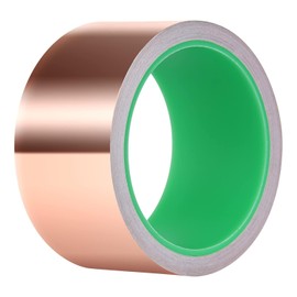 KR. LIF Copper Tape for Slugs, Garden, Soldering, Shielding 2 Inch x 66 FT Copper Foil Tape with Conductive Adhesive for Stained Glass, Electrical Repair