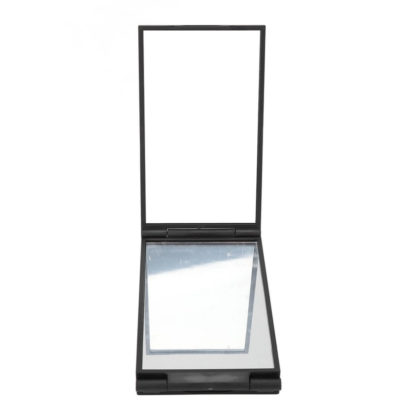 Portable Folding Mirror, 360 Degree Plastic Frame 4 Way Mirror