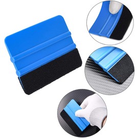 YAZZT Car Film Construction Kit, Car Wrapping Film Squeegee Spatula Set, Wrapping Sheet, Car Window Film Application Tool Set, 1 Piece Draining Rubber Squeegee, 1 Piece Felt Squeegee, 5 Replacement