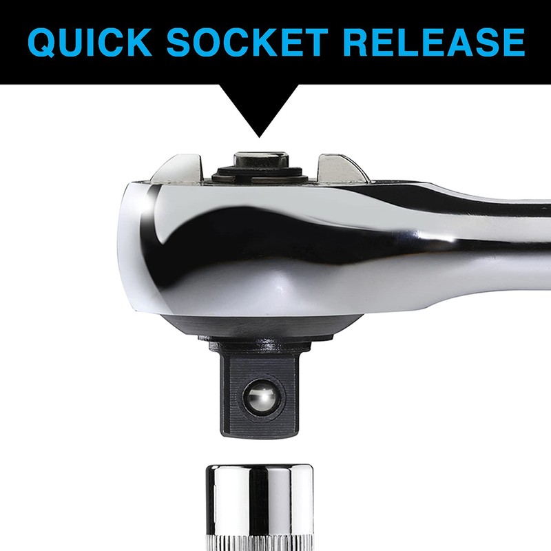 Zero Degree 38150 Ultra-Precise Gearless Ratchet – Nickel Plated High-Carbon