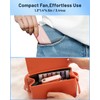 SWEETFULL Portable Handheld Mini Fan with LED Display, 2-in-1 Personal