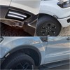 Smoked Lens White Front Fender Side Marker Lights Compatible with