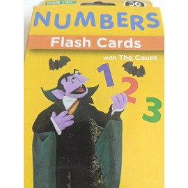 Sesame Street Math Flash Cards - Numbers 1-20 - Ages 3+, 36 Cards For Teachers