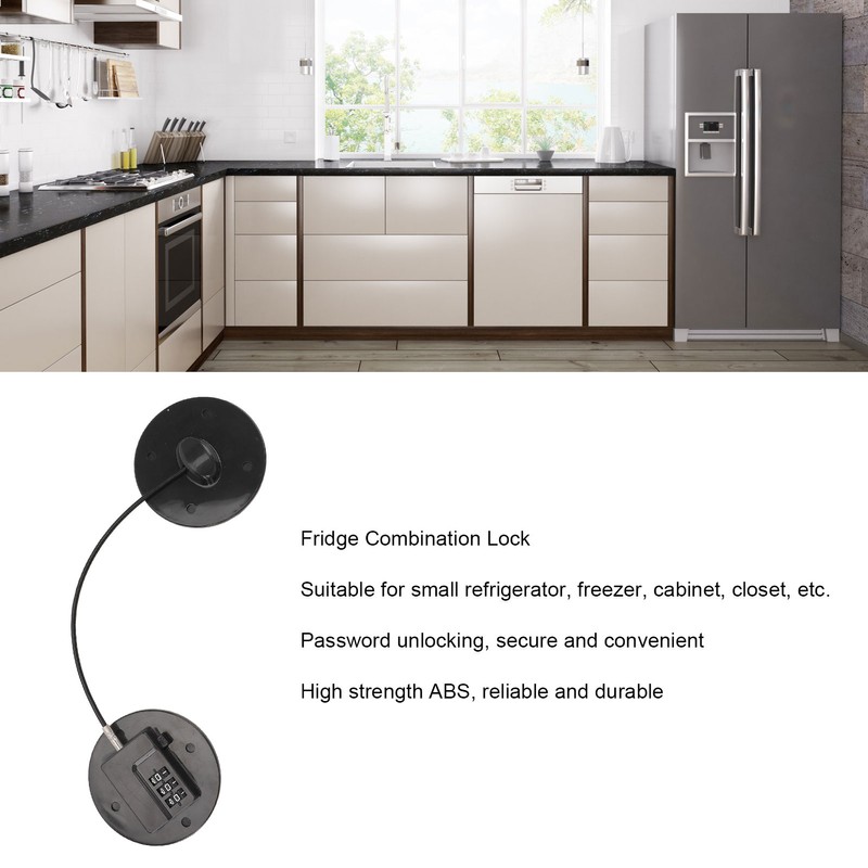 Heavy Duty Refrigerator Lock Keyless Combination Lock Security Password Lock