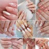 Auroras Shell Nail Art Glitter Flakes,1Box Shimmer Aurora Irregular Natural