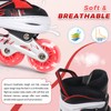 LEJIJIT Adjustable Inline Skates for Kids Girls Boys Children Beginners,
