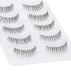 False Eyelashes EMEDA 100% Handmade Hand Tied Transparent Shaft Natural