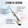 SURGIMAC Dental Elevator #60 Spade Elevator Concave Tip Stainless Steel