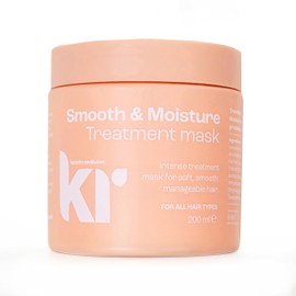 Keratin Revolution Smooth & Moisture Treatment Mask 200ml - Deep Hydrating Mask for Dry, Frizzy & Damaged Hair - Keratin-Infused Conditioning Treatment - for Soft, Smooth, Manageable & Shiny Hair
