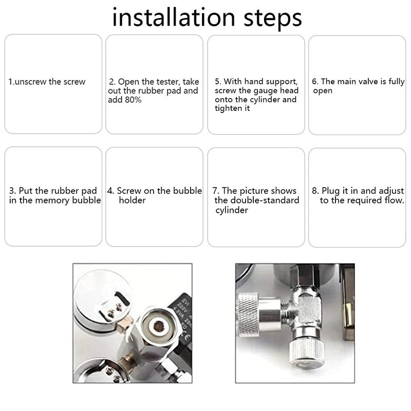 CO2 Pressure Regulator with Solenoid Valve Pressure Gauge and Check