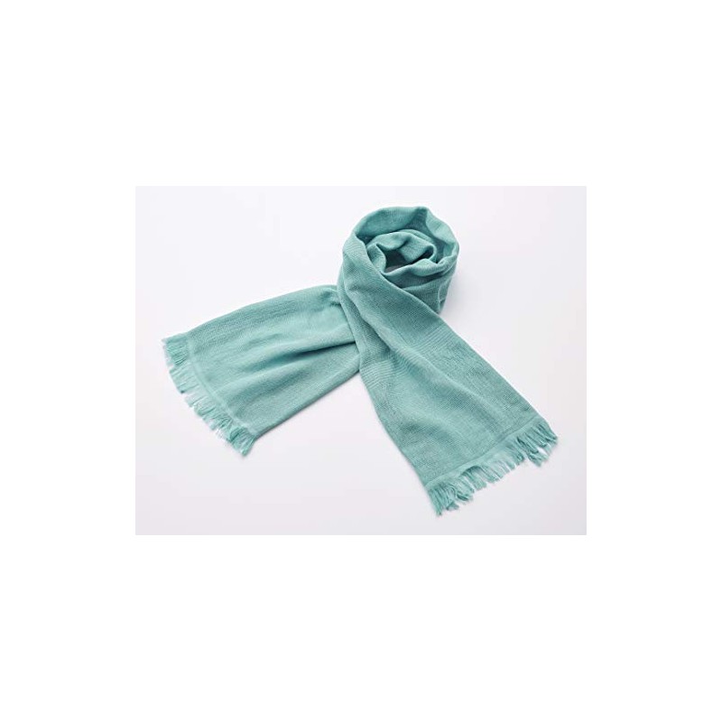 Miyazaki Towel Imabari Scarf 70 Season Series No.22 Light Turquoise