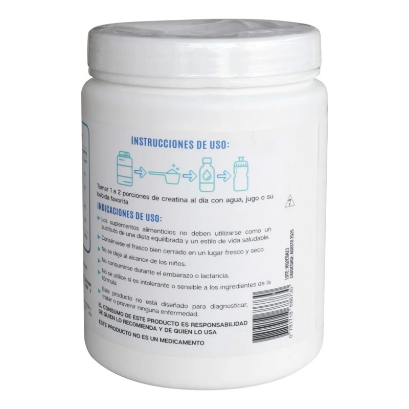 Cnb Creatina Monohidratada 500 G 100 Scups Creatine Monohydr Sabor